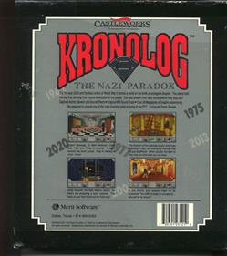 Kronolog: The Nazi Paradox - Box - Back Image