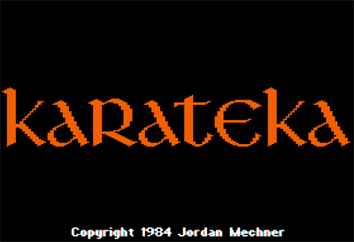 Karateka  - Screenshot - Game Title Image