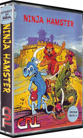 Ninja Hamster - Box - 3D Image
