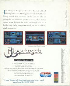 Bloodwych: Data Disks: Vol. 1 - Box - Back Image