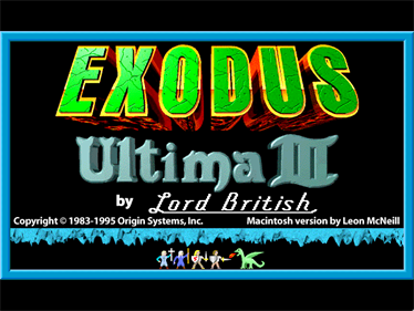 Ultima III: Exodus - Screenshot - Game Title Image