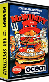 Mr. Wimpy: The Hamburger Game - Box - 3D Image
