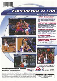 NBA Live 2001 - Box - Back Image