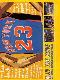 NBA In the Zone 2000 - Advertisement Flyer - Front Image