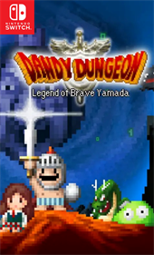 Dandy Dungeon: Legend of Brave Yamada - Fanart - Box - Front Image