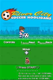 River City Soccer Hooligans - Screenshot - Game Title Image