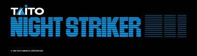 Night Striker - Arcade - Marquee Image