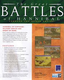 The Great Battles of Hannibal - Box - Back Image