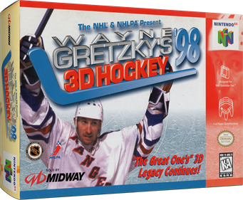 Wayne Gretzky's 3D Hockey '98 - Box - 3D Image