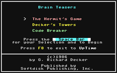 Brain Teasers - Screenshot - Game Title Image