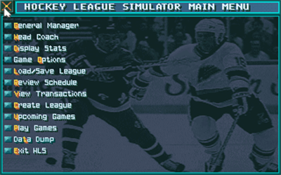 Hockey League Simulator II - Screenshot - Game Select Image