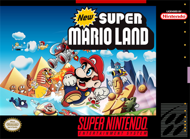 New Super Mario Land - Fanart - Box - Front Image