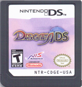 Disgaea DS - Cart - Front Image