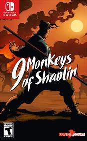 9 Monkeys of Shaolin - Fanart - Box - Front Image