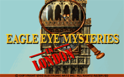 Eagle Eye Mysteries in London - Screenshot - Game Title Image