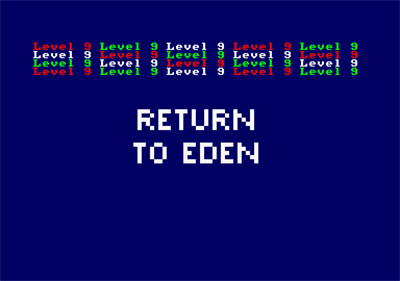 Return to Eden  - Screenshot - Game Title Image