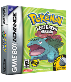 Pokémon LeafGreen Version - Box - 3D Image