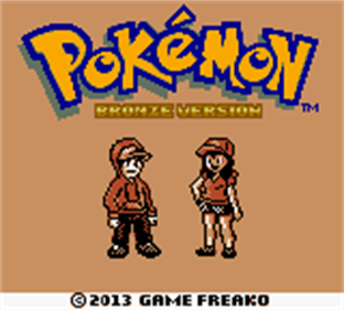 Pokémon Bronze Version - Screenshot - Game Title Image