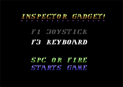 Inspector Gadget and the Circus of !!Fear!! - Screenshot - Game Title Image
