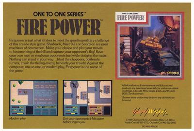 Fire Power - Advertisement Flyer - Front Image