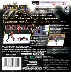 WWE Road to WrestleMania X8 - Box - Back Image