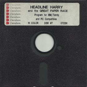 Headline Harry and The Great Paper Race - Disc Image