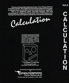 Calculation - Box - Back Image