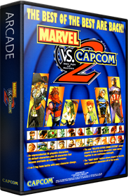 Marvel vs. Capcom 2: New Age of Heroes - Box - 3D Image