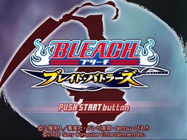 Bleach: Blade Battlers - Screenshot - Game Title Image