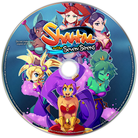 Shantae and the Seven Sirens - Fanart - Disc Image