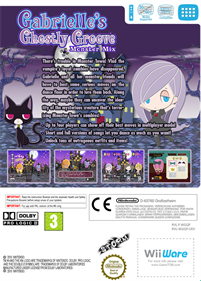Gabrielle's Ghostly Groove: Monster Mix - Box - Back Image