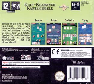 Best of Card Games DS - Box - Back Image