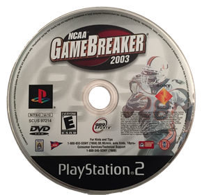 NCAA Gamebreaker 2003 - Disc Image