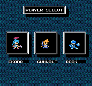 Mighty Gunvolt - Screenshot - Game Select Image