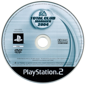 Total Club Manager 2004 - Disc Image
