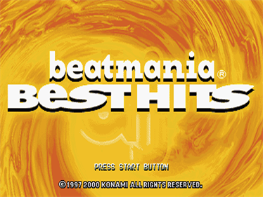 beatmania: Best Hits - Screenshot - Game Title Image