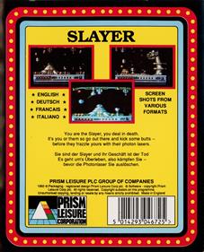 Slayer - Box - Back Image