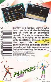 Bigtop Barney - Box - Back Image