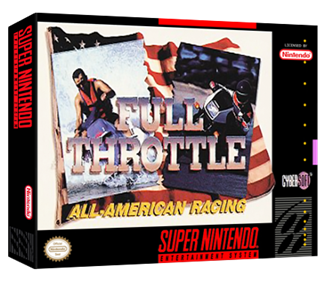 Full Throttle: All-American Racing - Box - 3D Image