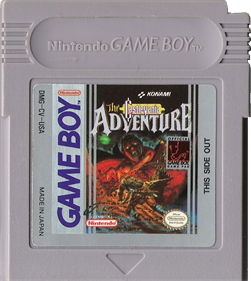 Castlevania: The Adventure - Cart - Front Image