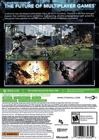 Titanfall - Box - Back Image