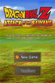 Dragon Ball Z: Attack of the Saiyans - Screenshot - Game Title Image