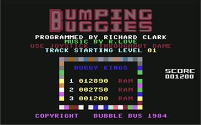 Bumping Buggys - Screenshot - Game Title Image
