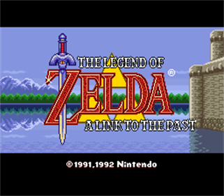 The Legend of Zelda: A Link to the Past - Screenshot - Game Title