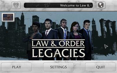 Law & Order: Legacies - Screenshot - Game Title Image