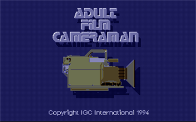 Adult Film Cameraman - Screenshot - Game Title Image