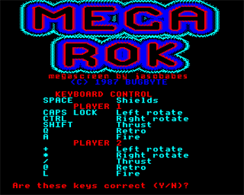 Megarok - Screenshot - Game Select Image