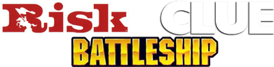 3 Game Pack!: Risk, Battleship, Clue - Clear Logo Image