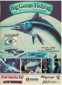 Big Game Fishing - Advertisement Flyer - Front
