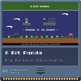 8-Bit Panda - Cart - Front Image